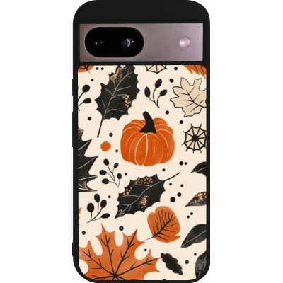 Google Pixel 8a Case Hülle - Silikon schwarz Autumn 2024 nature