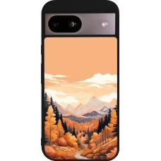 Coque Google Pixel 8a - Silicone rigide noir Autumn 25 Mountains