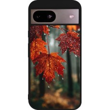 Coque Google Pixel 8a - Silicone rigide noir Autumn 25 Rain