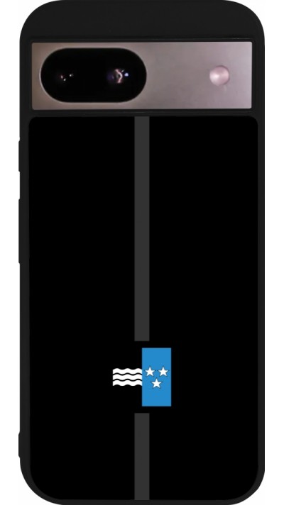 Coque Google Pixel 8a - Silicone rigide noir Canton AG noir