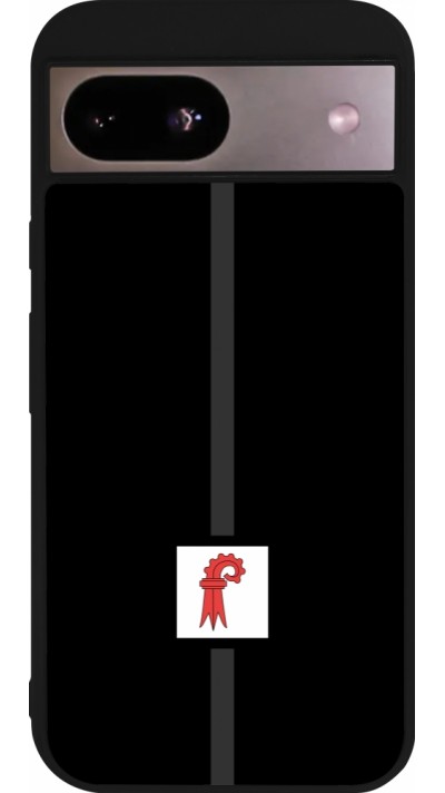 Coque Google Pixel 8a - Silicone rigide noir Canton BL noir
