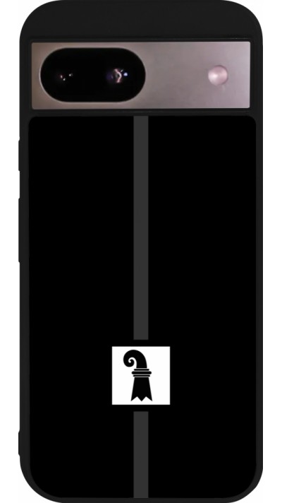 Coque Google Pixel 8a - Silicone rigide noir Canton BS noir