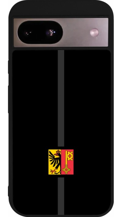 Coque Google Pixel 8a - Silicone rigide noir Canton GE noir