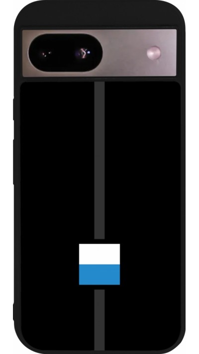 Coque Google Pixel 8a - Silicone rigide noir Canton LU noir