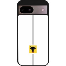 Google Pixel 8a Case Hülle - Silikon schwarz Kanton UR weiss