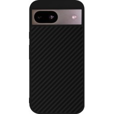 Google Pixel 8a Case Hülle - Silikon schwarz Carbon Basic