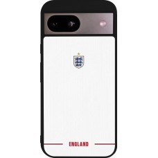 Coque Google Pixel 8a - Silicone rigide noir Maillot de football Angleterre 2026 personnalisable