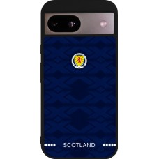 Coque Google Pixel 8a - Silicone rigide noir Maillot de football Ecosse 2026 personnalisable