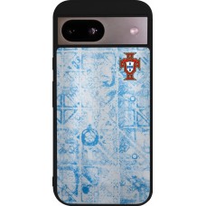 Google Pixel 8a Case Hülle - Silikon schwarz Portugal Away personalisierbares Fussballtrikot