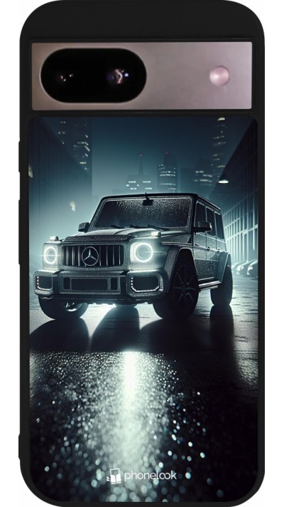 Google Pixel 8a Case Hülle - Silikon schwarz Mercedes G AMG Nacht