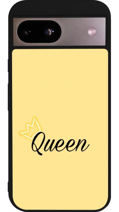 Google Pixel 8a Case Hülle - Silikon schwarz Mom 2024 Queen