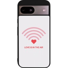 Coque Google Pixel 8a - Silicone rigide noir Saint Valentines Day 26 Love is in the air