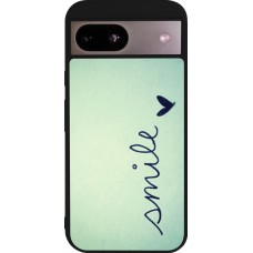 Google Pixel 8a Case Hülle - Silikon schwarz Smile