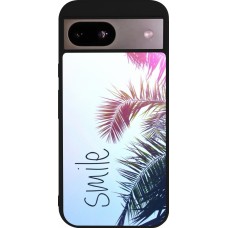 Google Pixel 8a Case Hülle - Silikon schwarz Smile 05