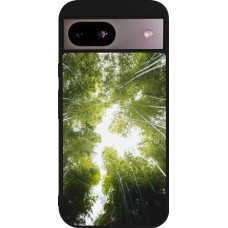 Google Pixel 8a Case Hülle - Silikon schwarz Spring 23 forest blue sky