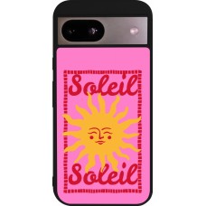 Coque Google Pixel 8a - Silicone rigide noir Sun sun 2026