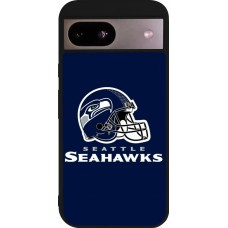 Coque Google Pixel 8a - Silicone rigide noir Super Bowl 26 Seattle 3
