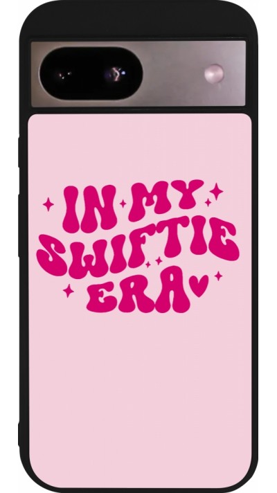 Coque Google Pixel 8a - Silicone rigide noir Taylor Swift In My Swiftie Era - Pink