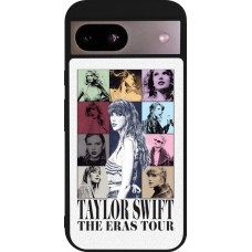 Coque Google Pixel 8a - Silicone rigide noir Taylor Swift The Eras Tour