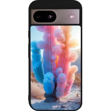 Coque Google Pixel 8a - Silicone rigide noir Artificial vegetation 2025