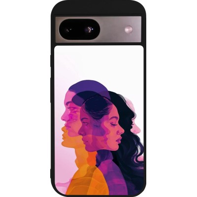 Coque Google Pixel 8a - Silicone rigide noir Womens day 2026 10