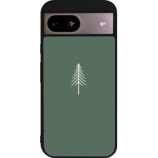 Google Pixel 8a Case Hülle - Silikon schwarz Christmas 22 minimalist tree