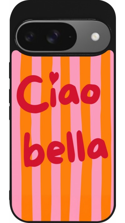 Coque Google Pixel 9 / Pixel 9 Pro - Silicone rigide noir Bye Bella 2026