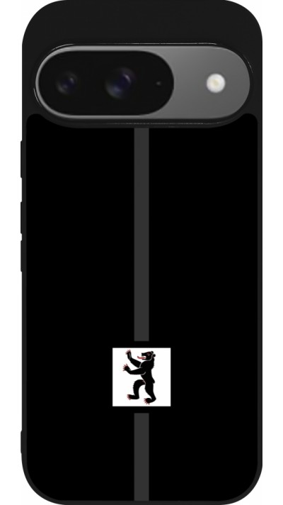 Google Pixel 9 / Pixel 9 Pro Case Hülle - Silikon schwarz Kanton AI schwarz Google Pixel 9 / Pixel 9 Pro Case Hülle - Silikon schwarz Kanton AI schwarz