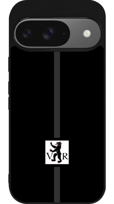 Google Pixel 9 / Pixel 9 Pro Case Hülle - Silikon schwarz Kanton AR schwarz Google Pixel 9 / Pixel 9 Pro Case Hülle - Silikon schwarz Kanton AR schwarz