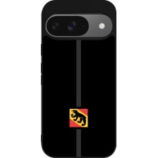 Google Pixel 9 / Pixel 9 Pro Case Hülle - Silikon schwarz Kanton BE schwarz