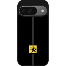 Google Pixel 9 / Pixel 9 Pro Case Hülle - Silikon schwarz Kanton SH schwarz
