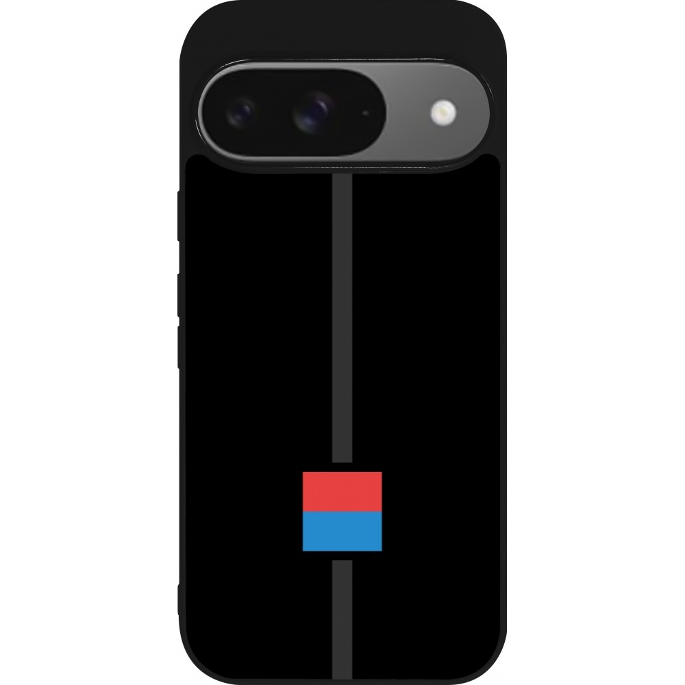Google Pixel 9 / Pixel 9 Pro Case Hülle - Silikon schwarz Kanton TI schwarz