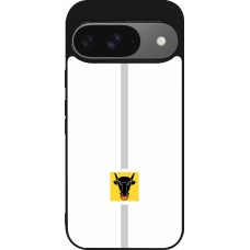 Coque Google Pixel 9 / Pixel 9 Pro - Silicone rigide noir Canton UR blanc