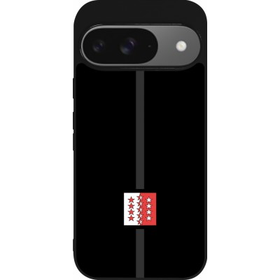 Google Pixel 9 / Pixel 9 Pro Case Hülle - Silikon schwarz Kanton VS schwarz