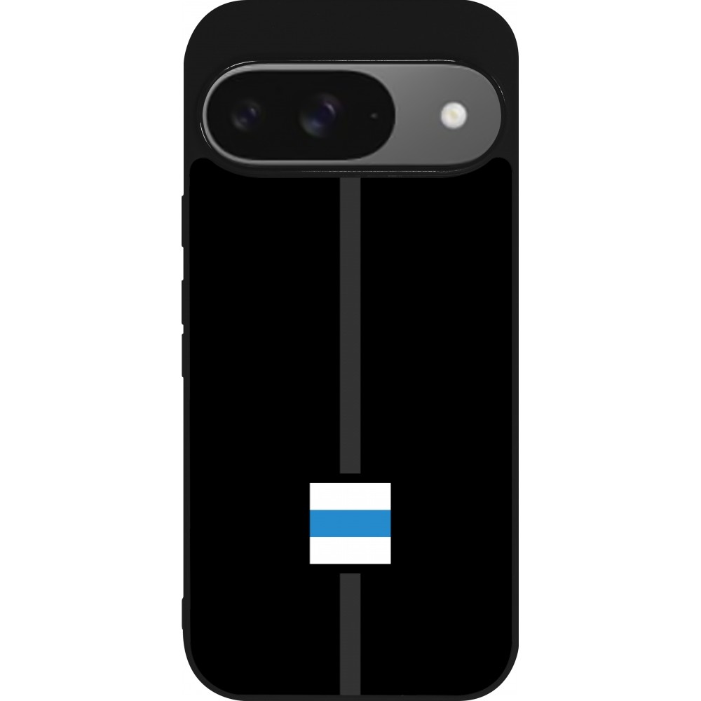 Google Pixel 9 / Pixel 9 Pro Case Hülle - Silikon schwarz Kanton ZG schwarz