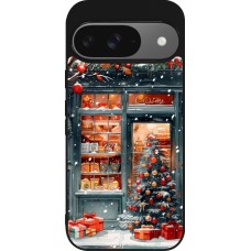 Coque Google Pixel 9 / Pixel 9 Pro - Silicone rigide noir Christmas 25 Xmas Shop
