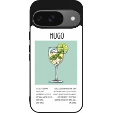 Coque Google Pixel 9 / Pixel 9 Pro - Silicone rigide noir Cocktail recette Hugo