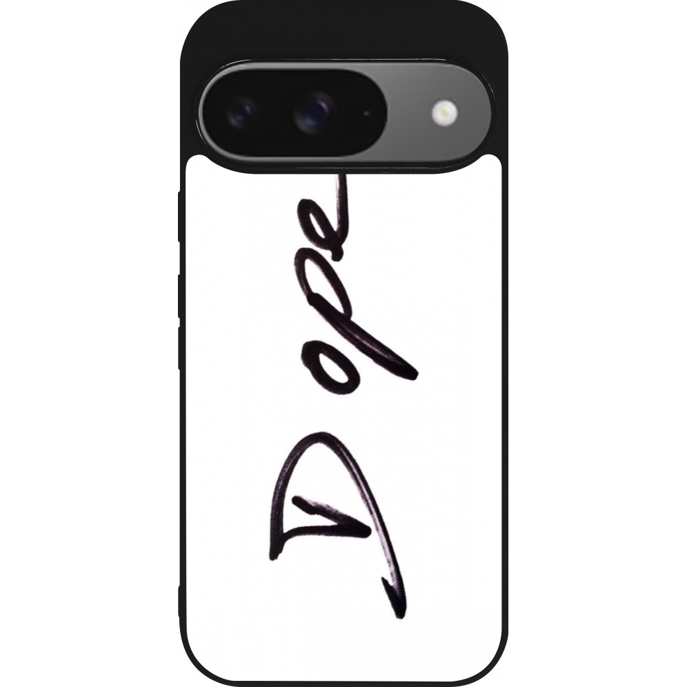Coque Google Pixel 9 / Pixel 9 Pro - Silicone rigide noir Dope