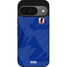 Google Pixel 9 / Pixel 9 Pro Case Hülle - Silikon schwarz Japan 2022 personalisierbares Fussballtrikot