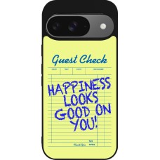 Coque Google Pixel 9 / Pixel 9 Pro - Silicone rigide noir Guest check 2026