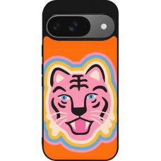 Coque Google Pixel 9 / Pixel 9 Pro - Silicone rigide noir Lion colors 2026