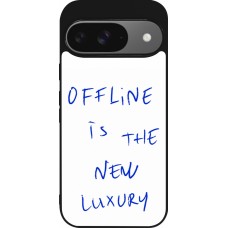 Coque Google Pixel 9 / Pixel 9 Pro - Silicone rigide noir Offline is the new luxury