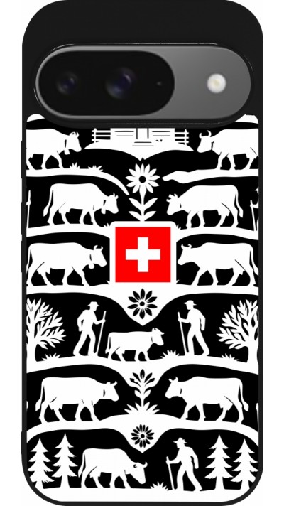 Google Pixel 9 / Pixel 9 Pro Case Hülle - Silikon schwarz Poya Schweiz 3 schwarz Google Pixel 9 / Pixel 9 Pro Case Hülle - Silikon schwarz Poya Schweiz 3 schwarz