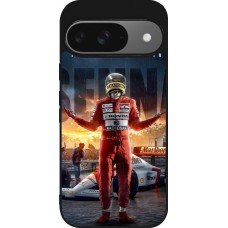 Coque Google Pixel 9 / Pixel 9 Pro - Silicone rigide noir Senna The King of Rain
