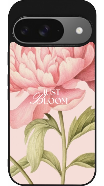 Coque Google Pixel 9 / Pixel 9 Pro - Silicone rigide noir Just Bloom 2026
