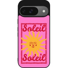 Coque Google Pixel 9 / Pixel 9 Pro - Silicone rigide noir Sun sun 2026