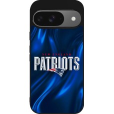 Coque Google Pixel 9 / Pixel 9 Pro - Silicone rigide noir Super Bowl 26 Patriots 2