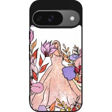 Coque Google Pixel 9 / Pixel 9 Pro - Silicone rigide noir Taylor Swift Sketch - White