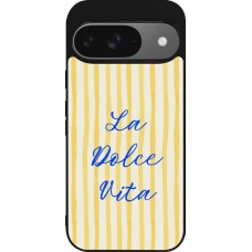Coque Google Pixel 9 / Pixel 9 Pro - Silicone rigide noir The good life 2026