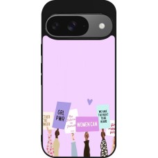 Coque Google Pixel 9 / Pixel 9 Pro - Silicone rigide noir Womens day 2026 9
